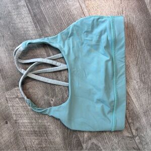 lululemon athletica teal Sports Bra